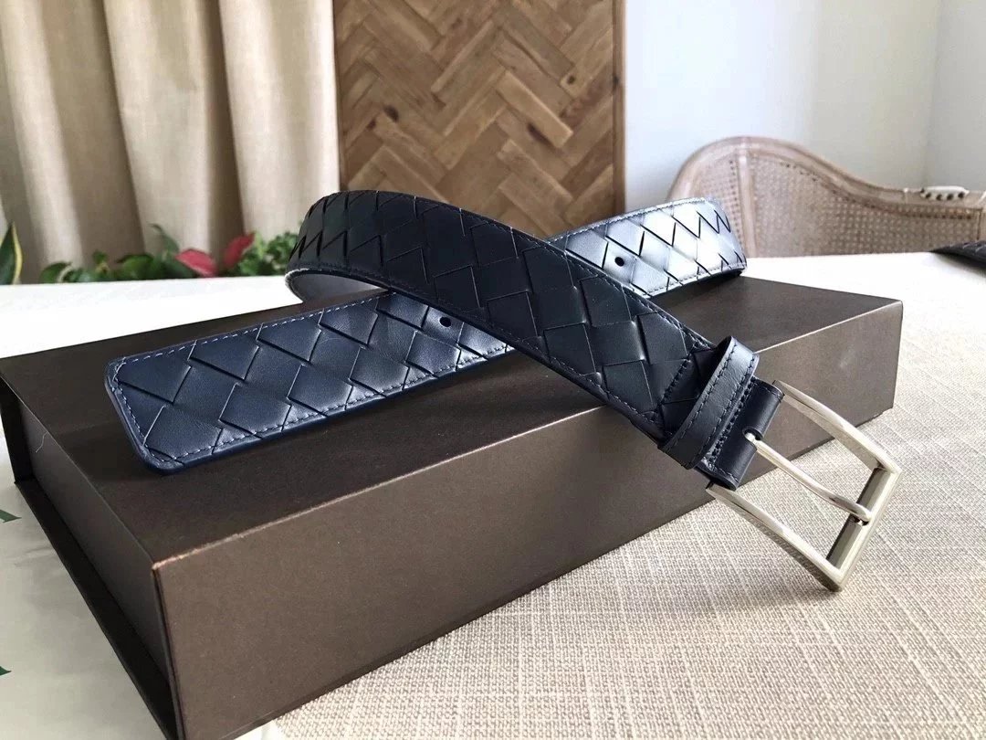New 20 Men's Wide Belt Plus Size Intreccio Large · 4
