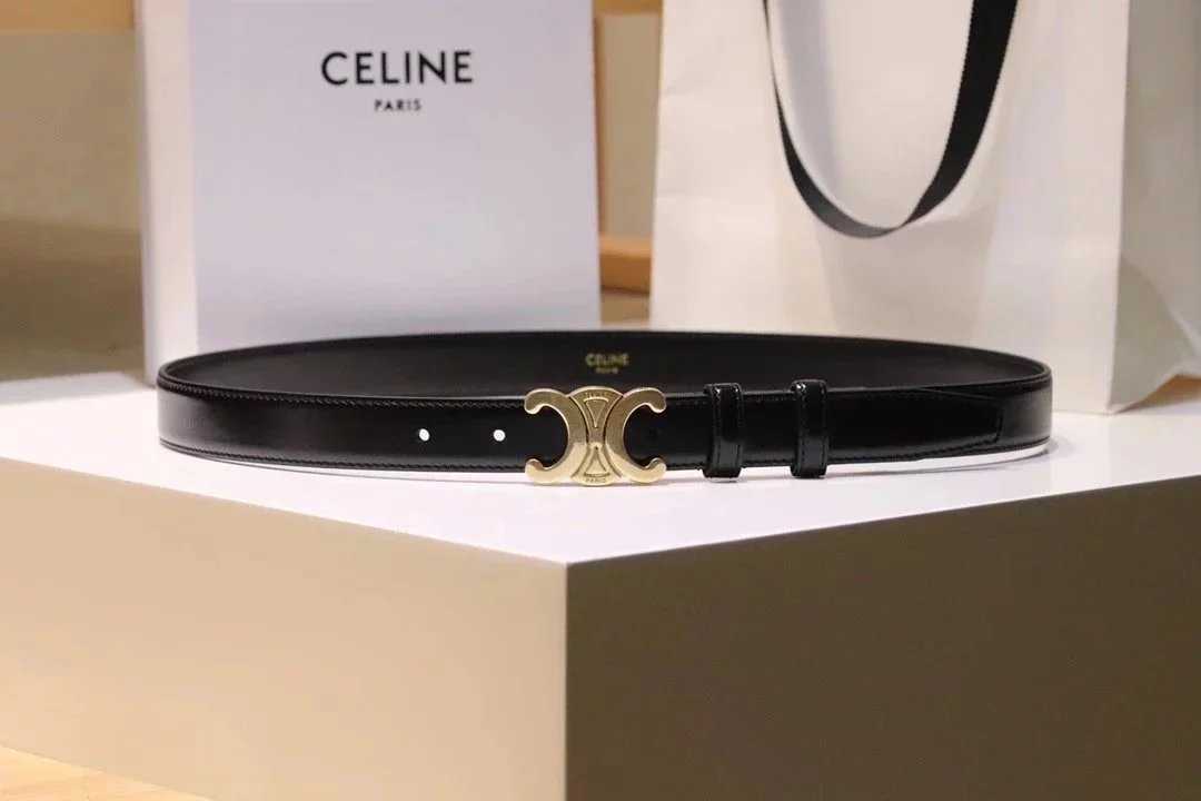 K8 (No.66) Best-Seller Triumph Arch Buckle Belt Top Original Hardware New Version Women's Belt Imported Italian Calfskin Original 2.5cm Width