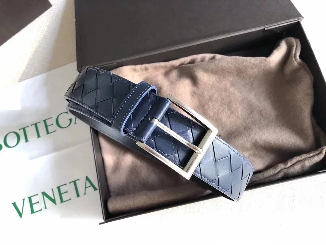 New 20 Men's Wide Belt Plus Size Intreccio Large · 5