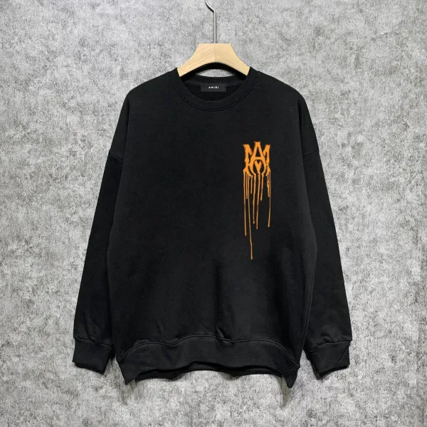 Amiri Dragon Print Crewneck White Hoodie - 7