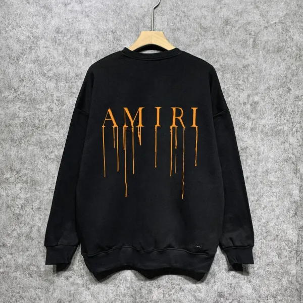 Amiri Dragon Print Crewneck White Hoodie - 8