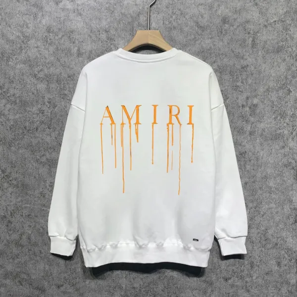 Amiri Dragon Print Crewneck White Hoodie - 10
