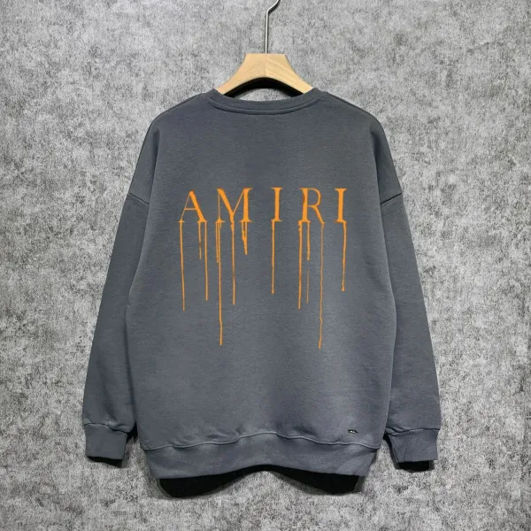 Amiri Dragon Print Crewneck White Hoodie - 12