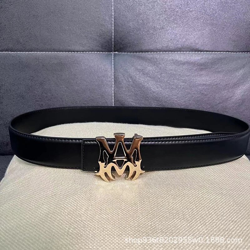 plain gold buckle