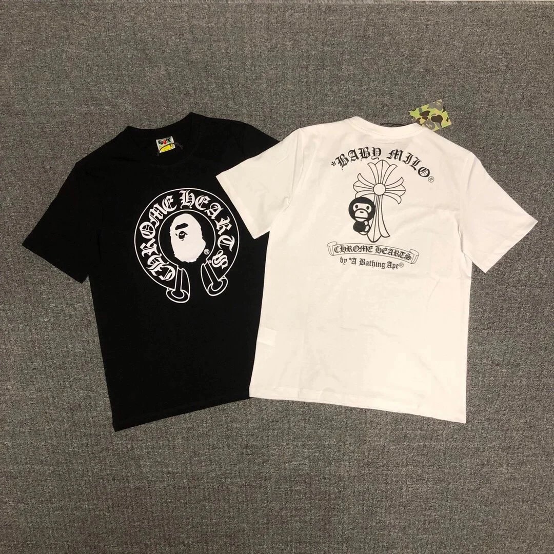 BxC Classic Letter Print Short Sleeve T-Shirt