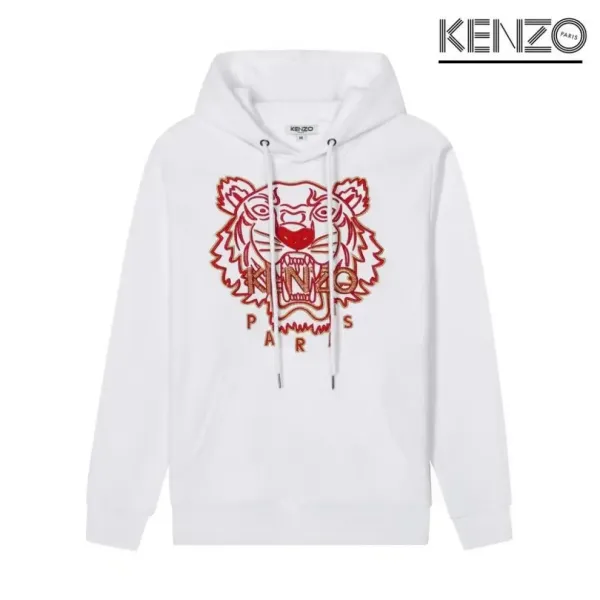 Kenzo Tiger Embroidered Black Hoodie - 17