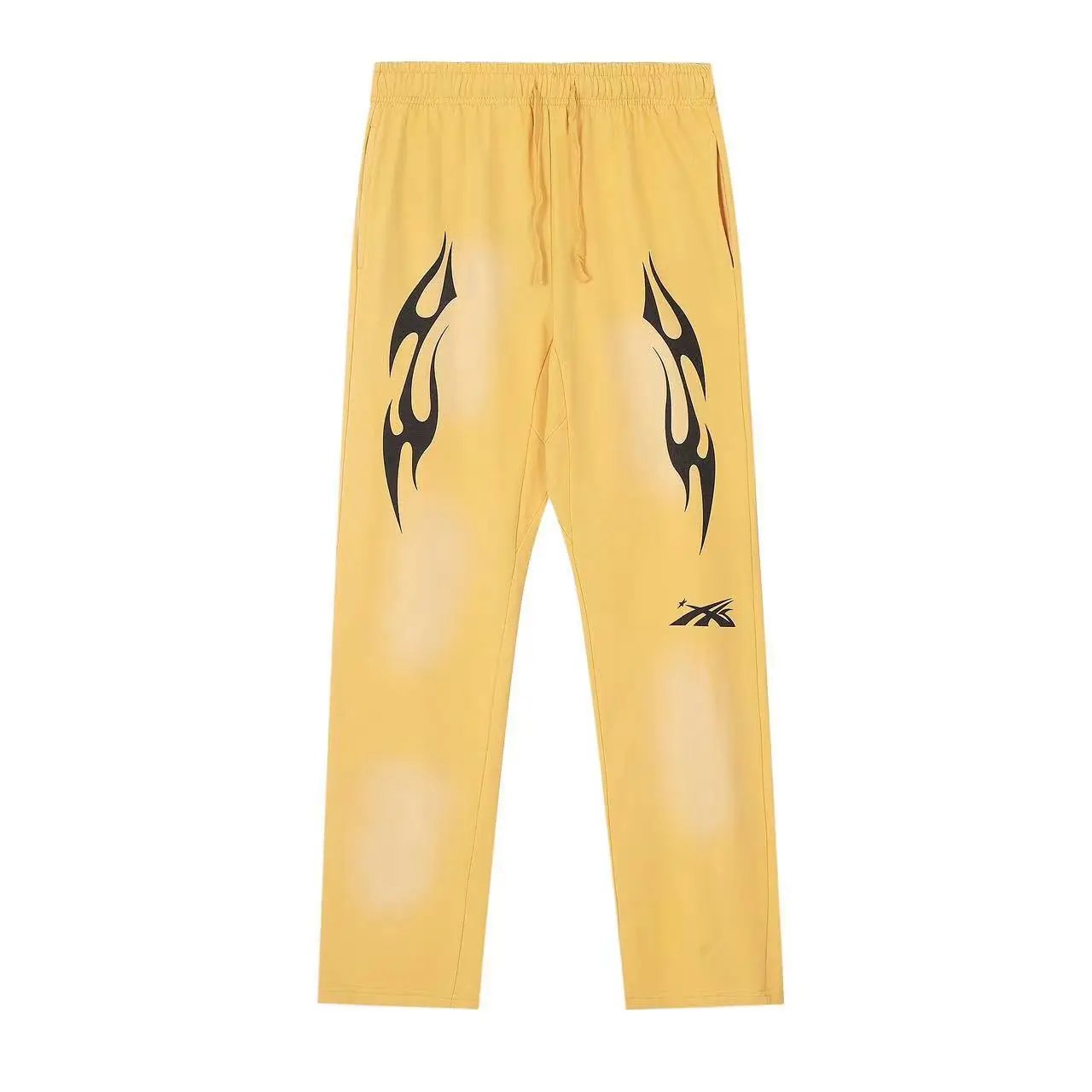 Design Tribal Flame Print Pink Sweatpants - 44