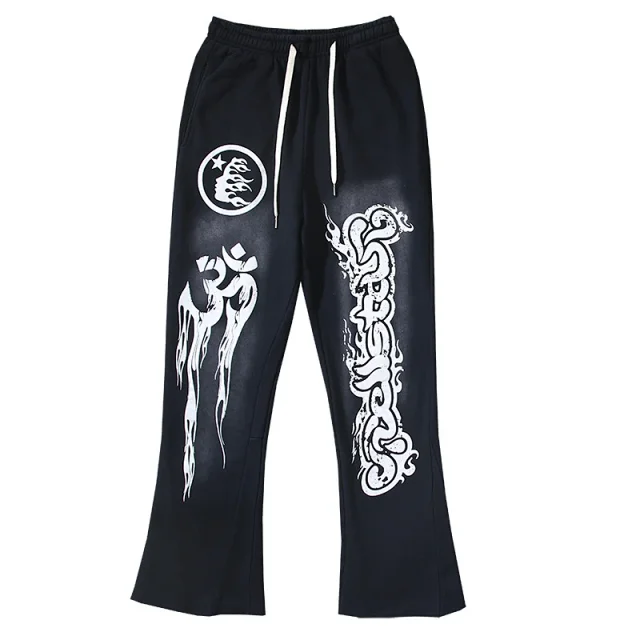 Hellstar Hoodies & Sweatshirts Flame Graphic Pullover Hoodie product detail image 20