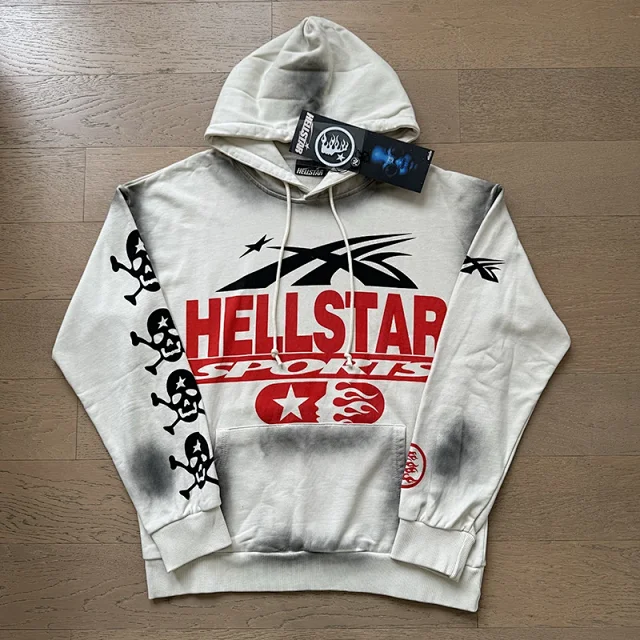 Hellstar Hoodies & Sweatshirts Flame Graphic Pullover Hoodie product detail image 27
