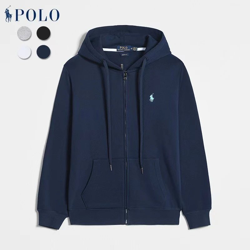 2-Zipper navy blue light blue label