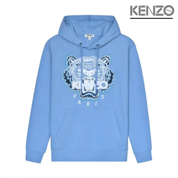 Kenzo Tiger Embroidered Black Hoodie - 14