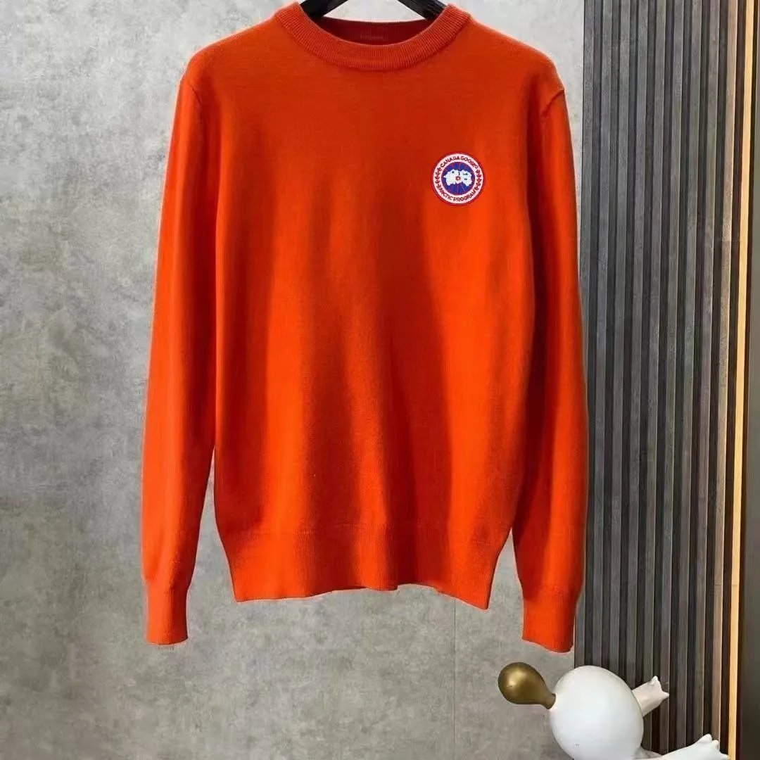 Canada Goose毛衣-桔红色