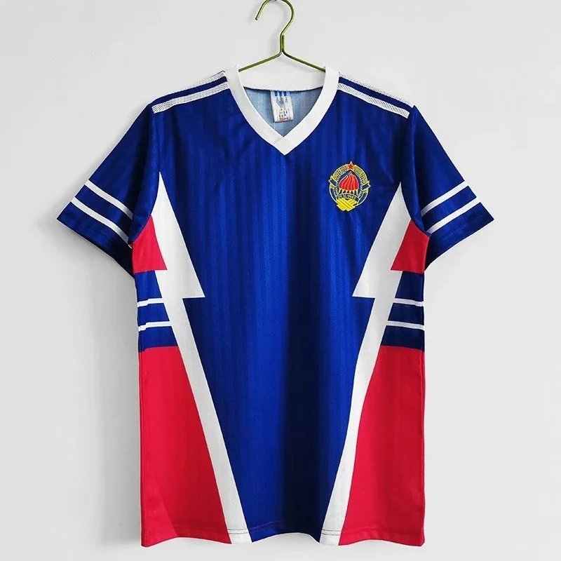 East Germany National Team 1990 Home Jersey White/Red/Navy - 4