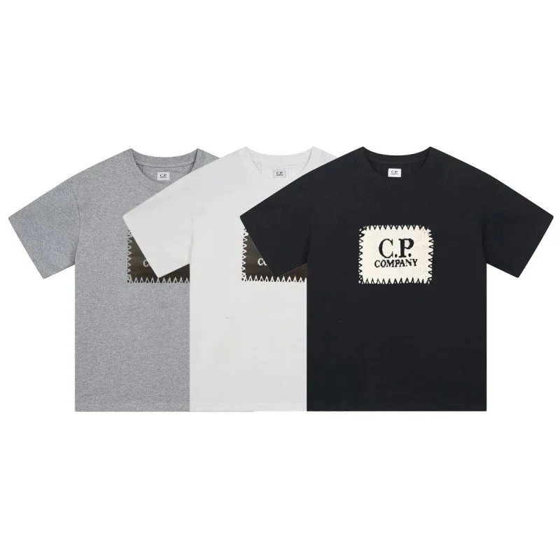 C.P. Company Patch Logo Black T-Shirt - 8