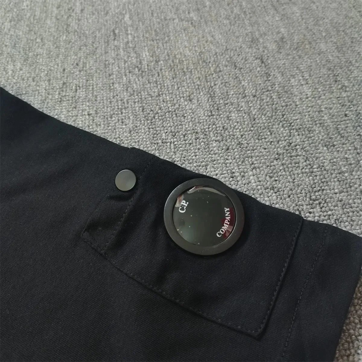 C.P. Company Patch Logo Black T-Shirt - 11