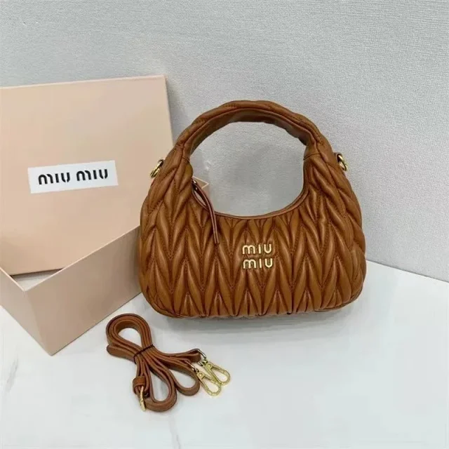 Miu Handbags Quilted braided-handle design product detail image 9