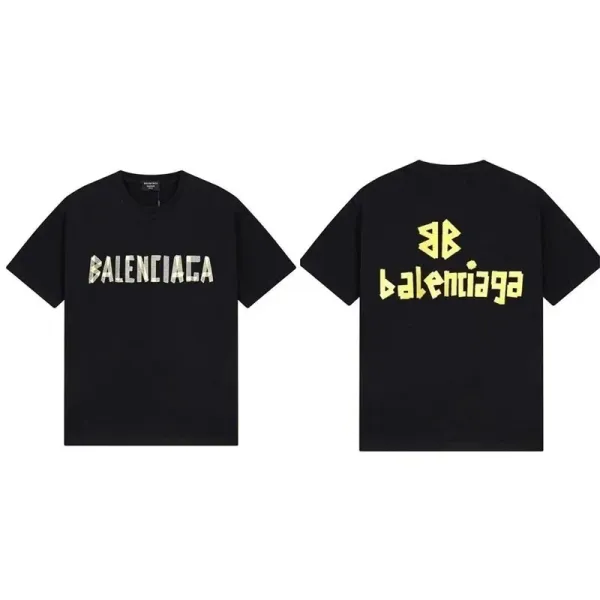 Balenciaga Paris Arch Logo White T-Shirt - 16