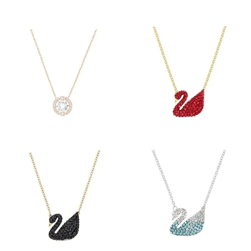Swarovski Swan Pendant Necklac