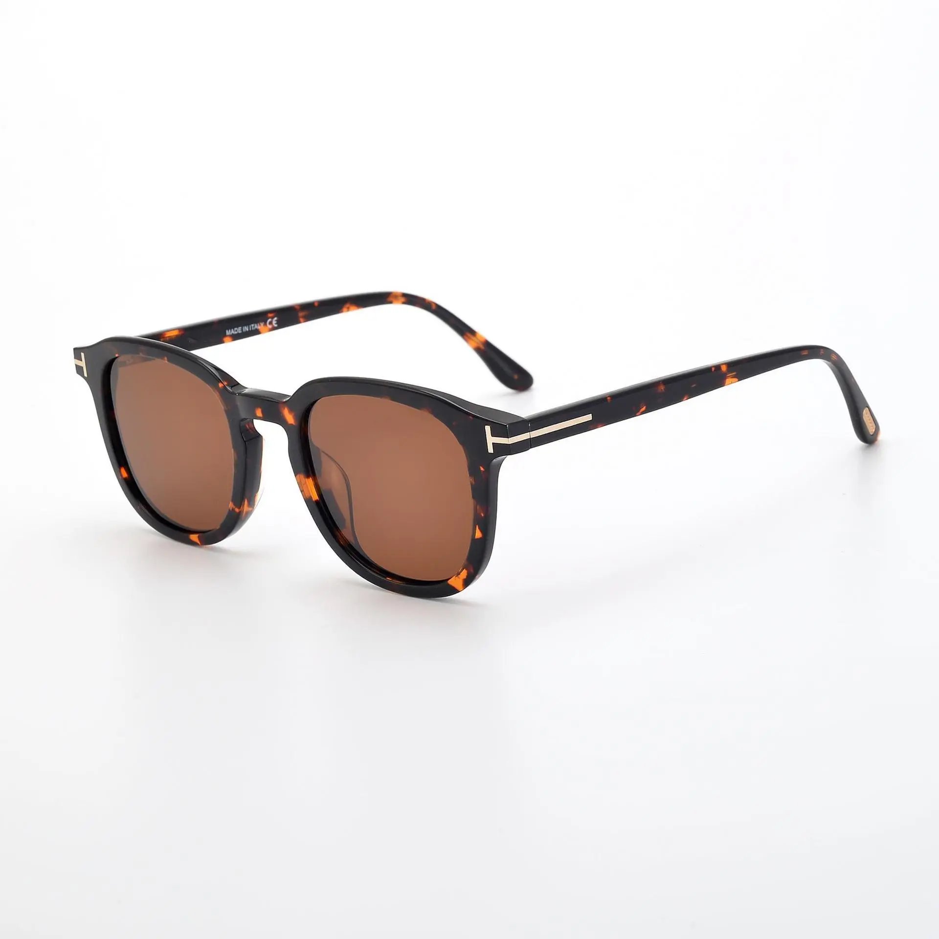 Tom Ford Square-Frame Acetate Sunglasses Havana Brown (TF0975)