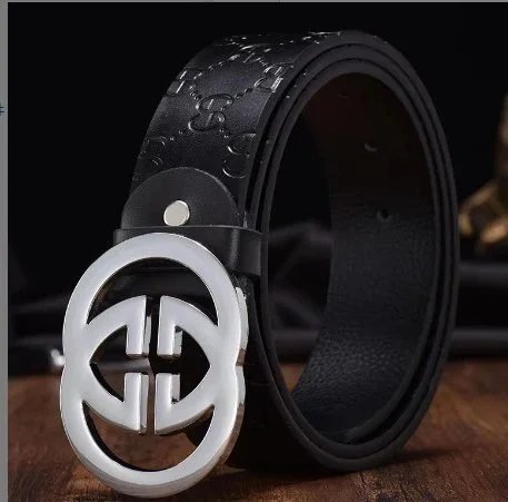 69皮纹黑色银扣