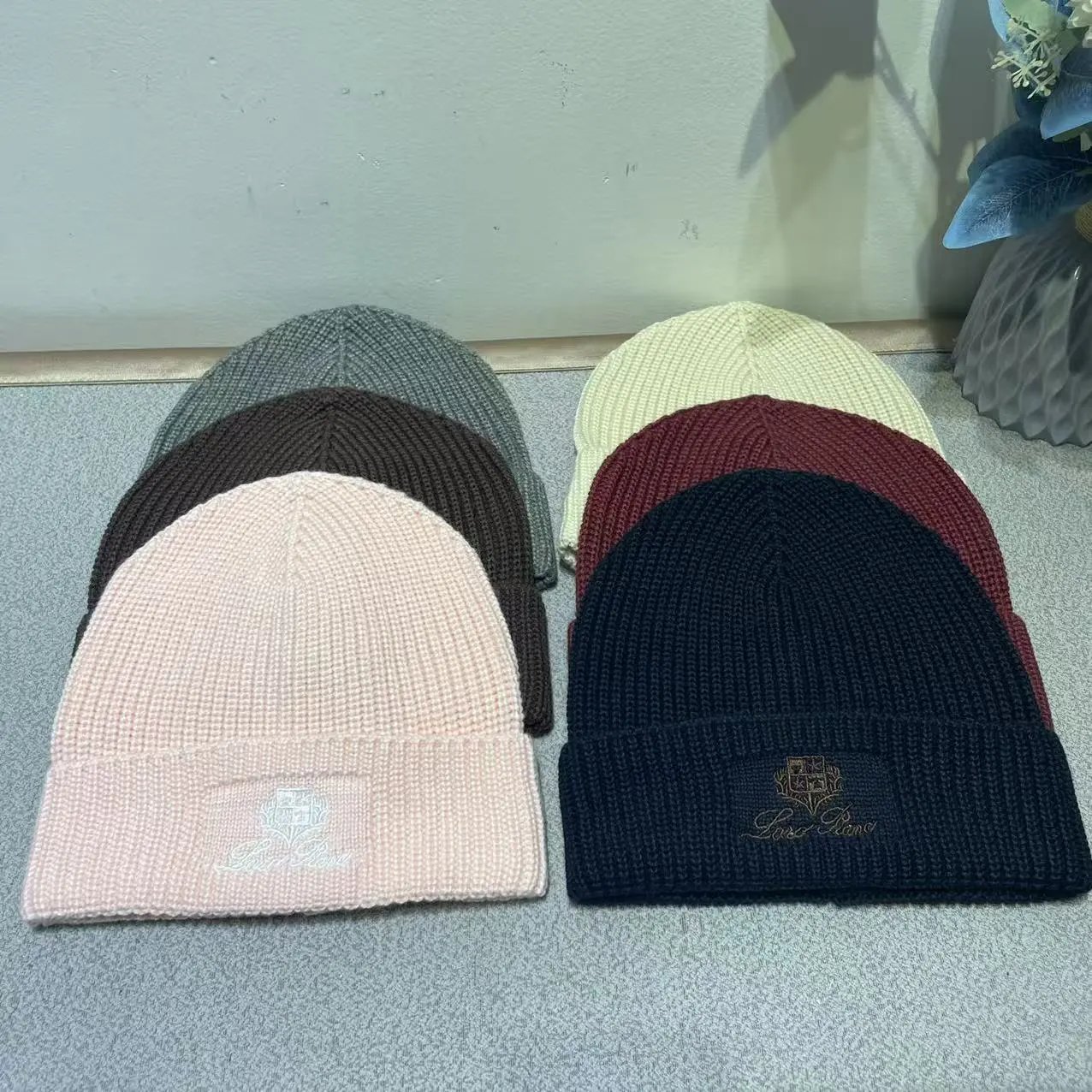 Loro Piana Knit Beanie Hat for Men and Women - 134716