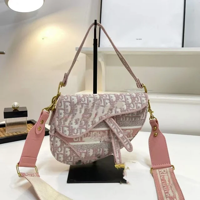 Dior Crossbody Bags Saddle Bag with D Charm product detail image 15