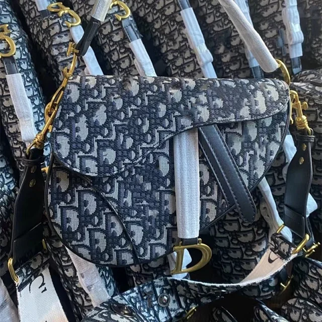 Dior Crossbody Bags Saddle Bag with D Charm product detail image 16