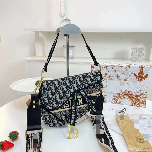 Dior Crossbody Bags Saddle Bag with D Charm product detail image 14
