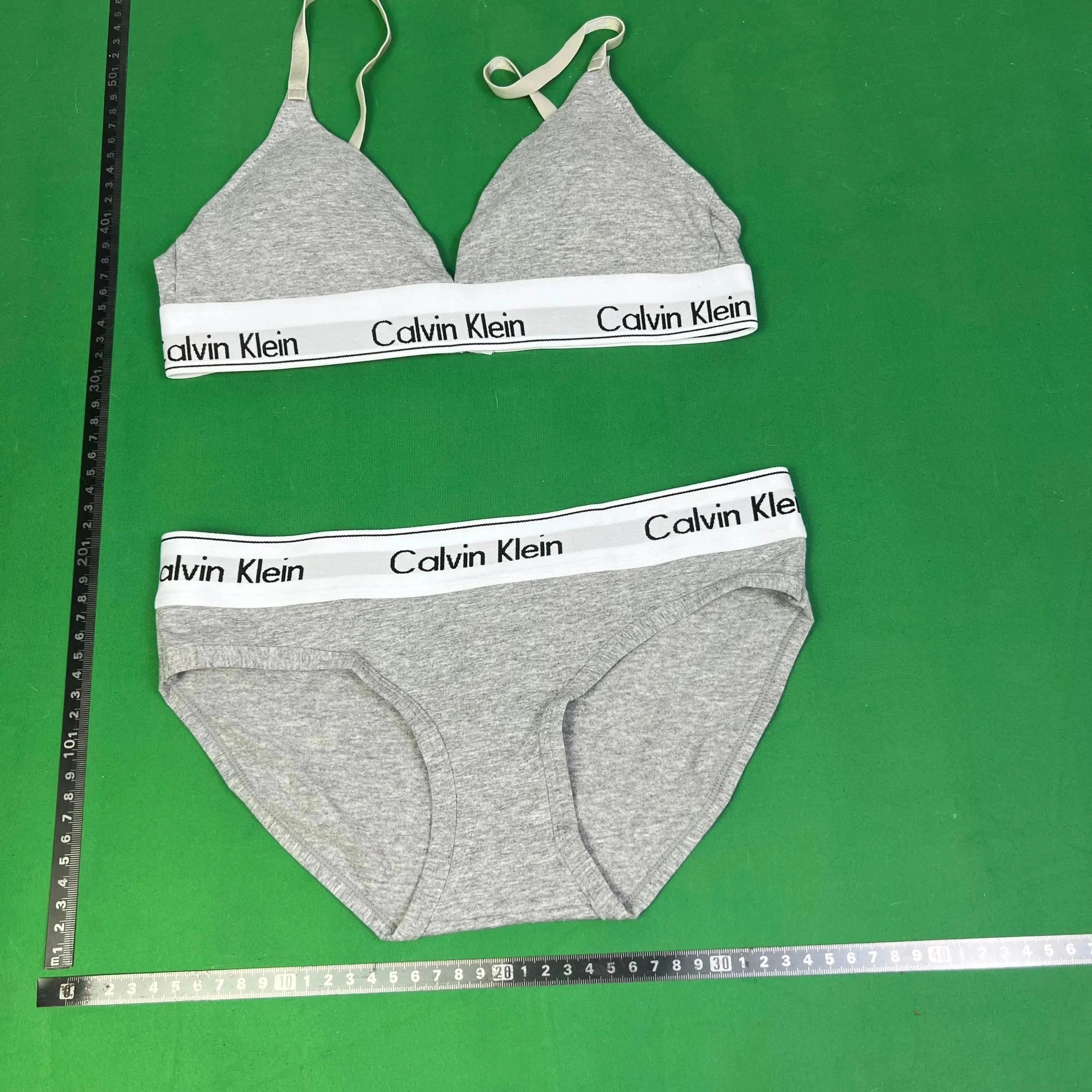 Calvin Klein Calvin Klein Grey Underwear Set with White Band Grey
