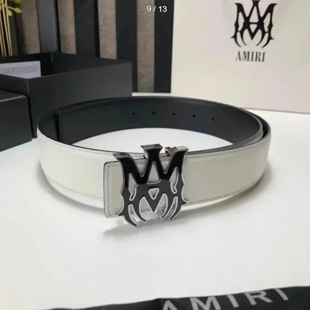 Amiri Belts Logo Buckle Belt product detail image 4