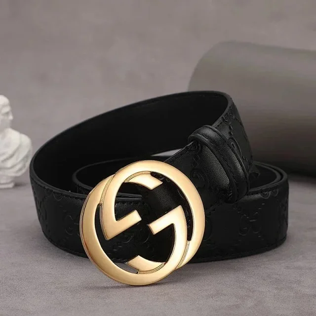 Gucci Belts Embossed Double G Buckle Belt product detail image 6