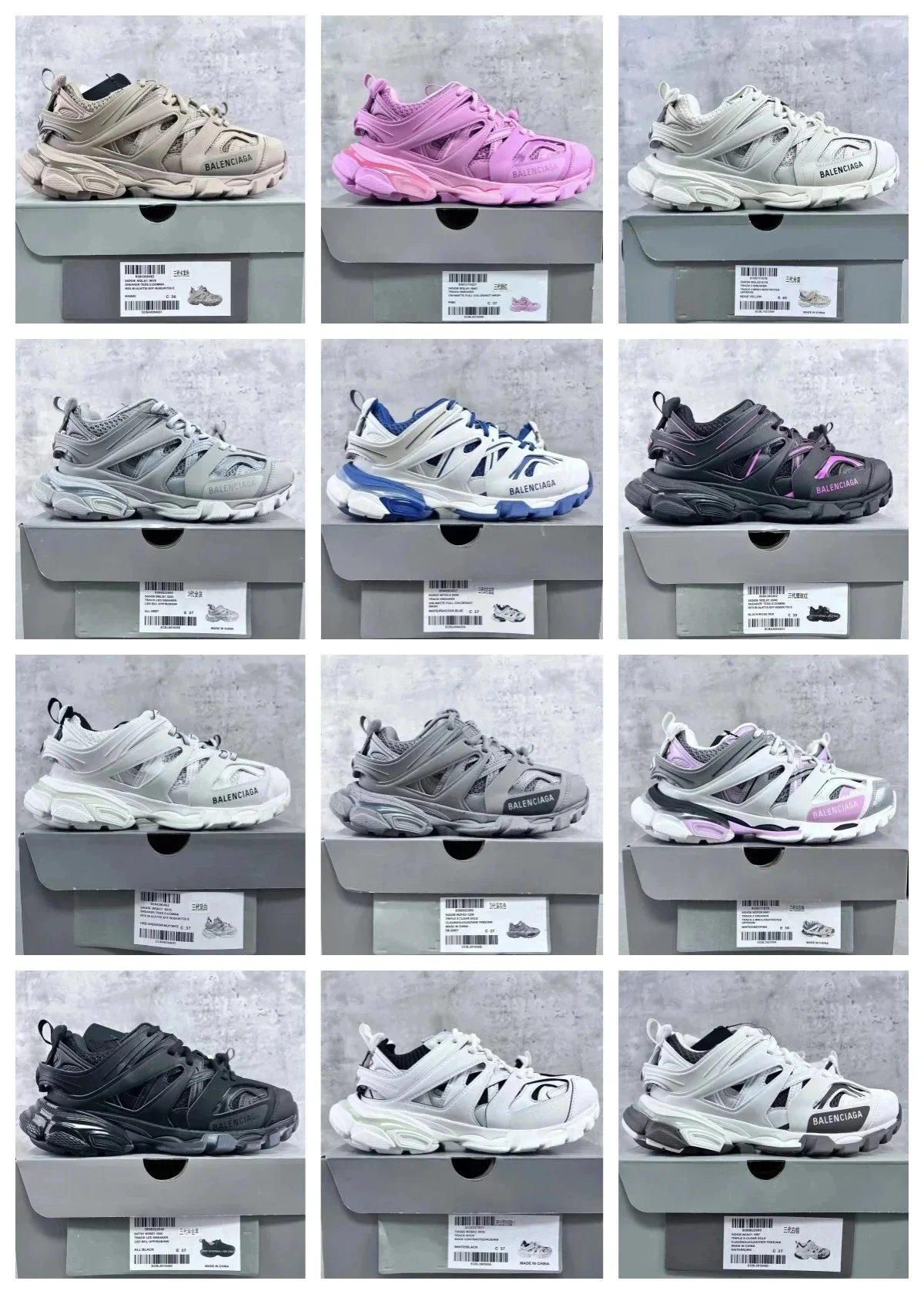 Balenciaga Track Trainers LED sneakers