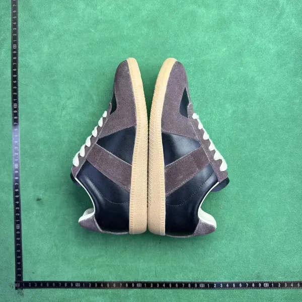 Maison Margiela Tabi Sneakers Black Leather Suede - 7