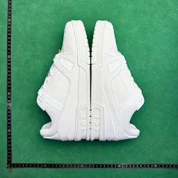 thumbnail for TT 2 calfskin round-toe lace-up low-top sneakers