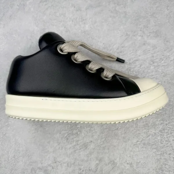 Rick Owens DRKSHDW Runner Suede Brown Cream Sneakers - 16