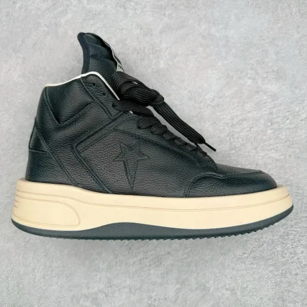 Rick Owens DRKSHDW Runner Suede Brown Cream Sneakers - 7