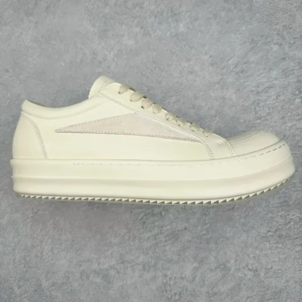 Rick Owens DRKSHDW Runner Suede Brown Cream Sneakers - 24