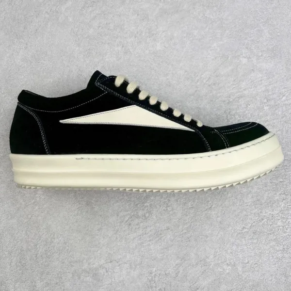 Rick Owens DRKSHDW Runner Suede Brown Cream Sneakers - 28