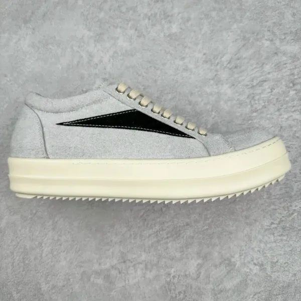 Rick Owens DRKSHDW Runner Suede Brown Cream Sneakers - 31