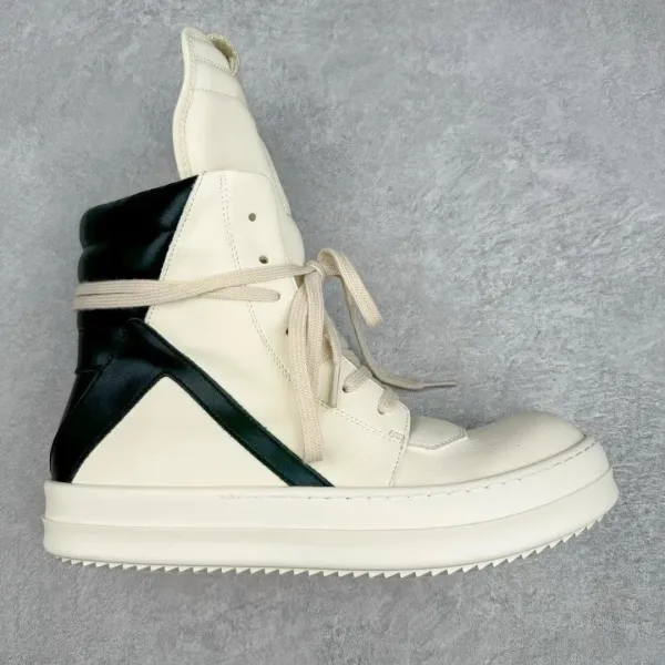 Rick Owens DRKSHDW Runner Suede Brown Cream Sneakers - 11
