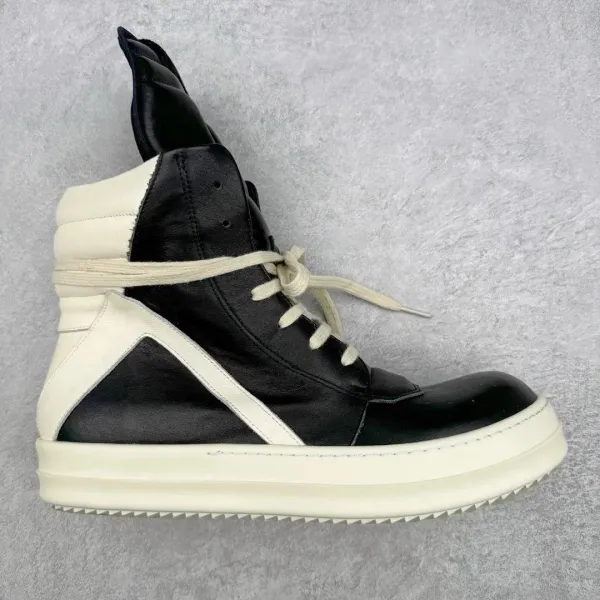 Rick Owens DRKSHDW Runner Suede Brown Cream Sneakers - 10