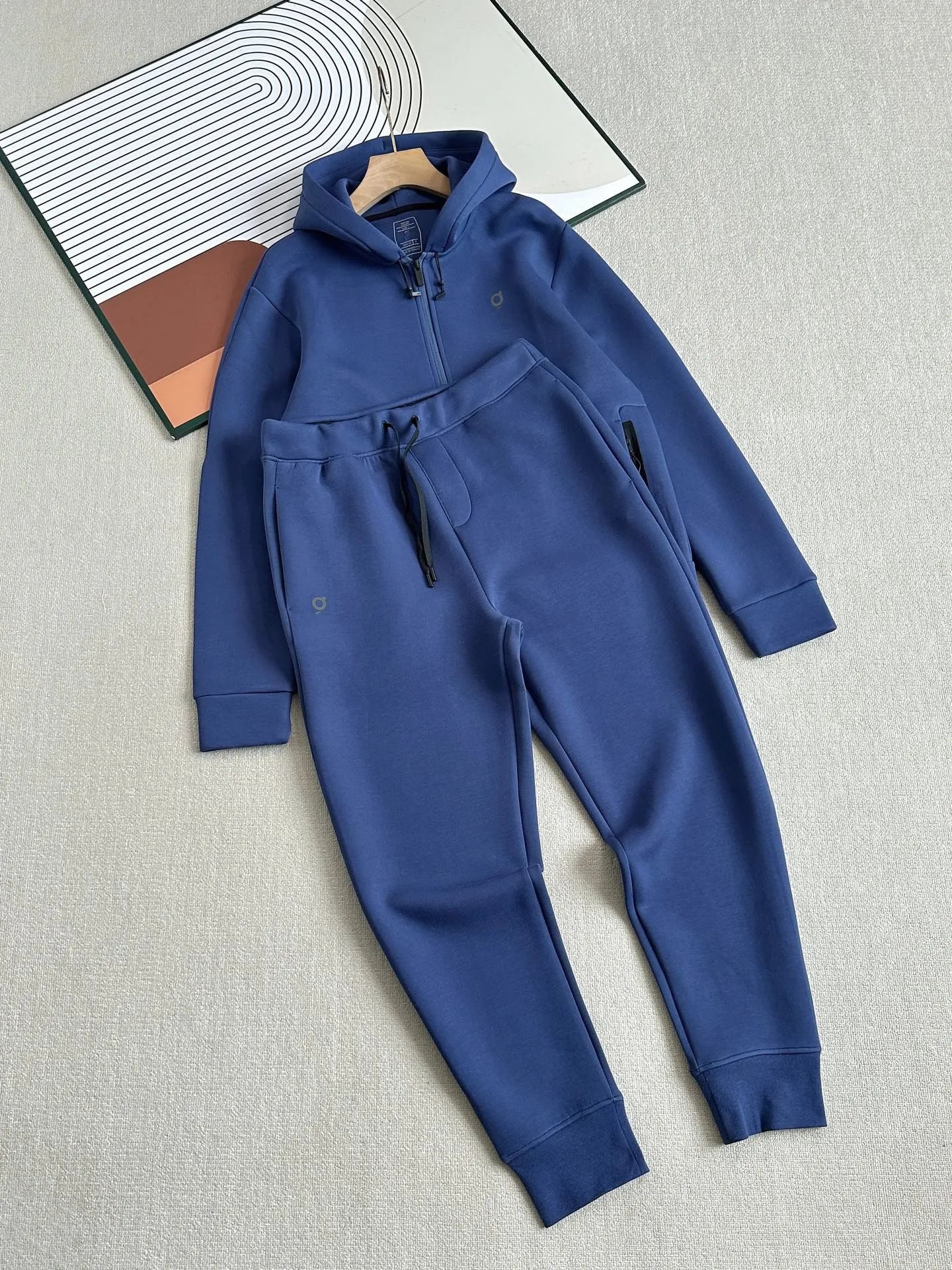 Navy blue suit