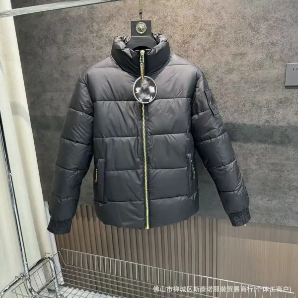 Versace Iconic Down Jacket Black - 1