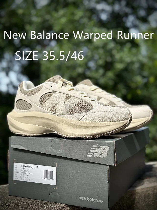 买手评测团 PT鞋系列 纯原级 AURALEE x New Balance Warped Runner 联名低帮复古老爹风休闲运动慢跑鞋 团购价309元包邮（得物900元+） 买手党-买手聚集的地方