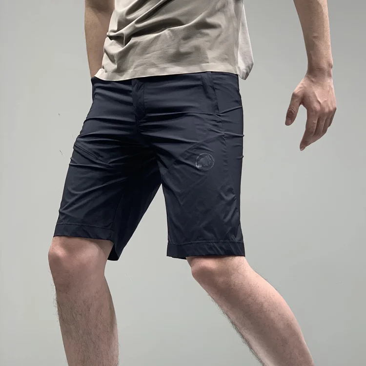轻量设计、平脚接缝：猛犸象 22新款运动速干短裤