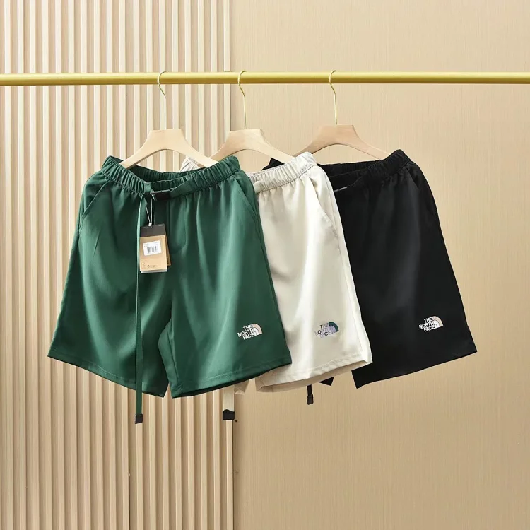 日本外贸订单 TNF日版 腰带款夏季轻薄五分短裤