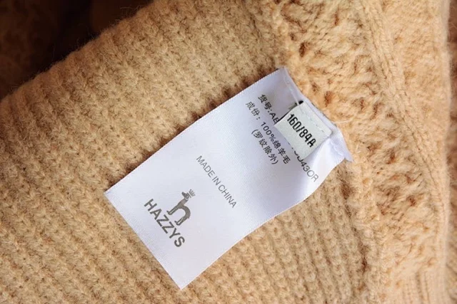 原厂流出、客供辅料：哈吉斯 羊绒开衫 团购价179元包邮​（京东售价2093元） 买手党-买手聚集的地方