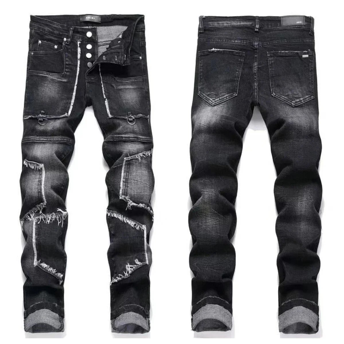 AMIRI Jeans Distressed Graphic — 4