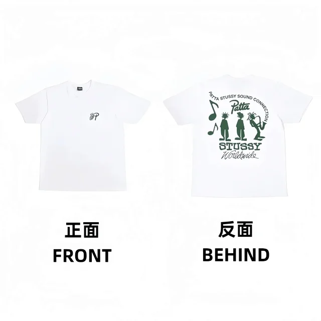 Stüssy T-Shirts Short-Sleeve Graphic Logo Print product detail image 9