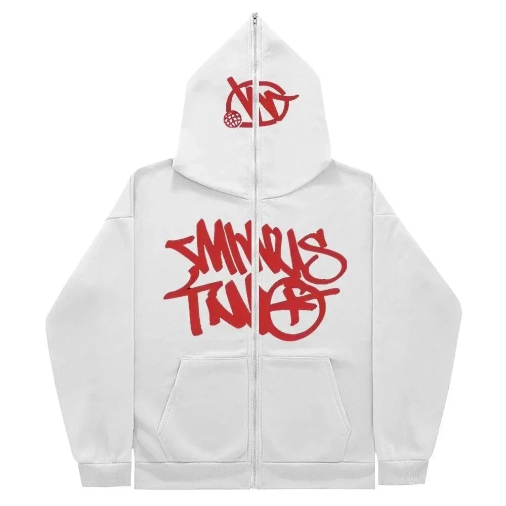 Trapstar Hoodies & Sweatshirts SQ002 zip-up hoodie with graphic prints — 23 white